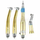 NSK PANA-MAX Style Dental High  Low Speed Кнопка бормашины прямой турбинный Воздушный Двигатель с 4 отверстиями золотого цвета