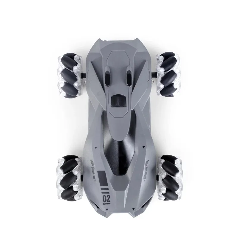 

2.4G RC Spray Drift Stunt Car 360 degree Rotation Off-Road Twisting with Light One Key Demo Deformation Music Sound Effect Toys