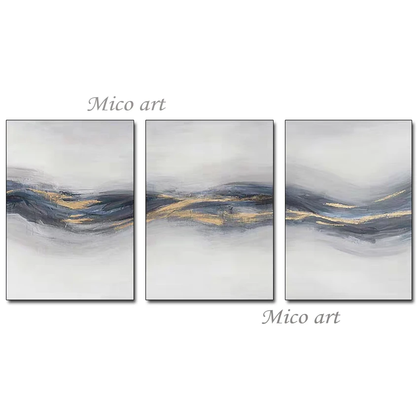 

3 шт. картин на холсте, 3 панели, без рамки