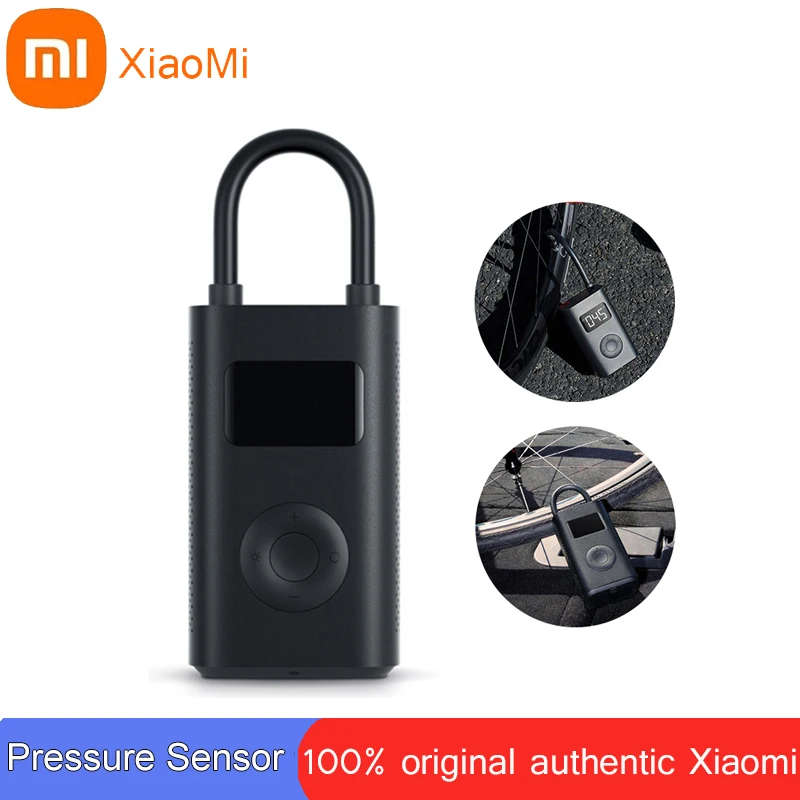 

Оригинальный портативный мини-насос Xiaomi, светодиодный умный цифровой датчик давления в шинах 1S, электрический насос для велосипеда, мотоци...