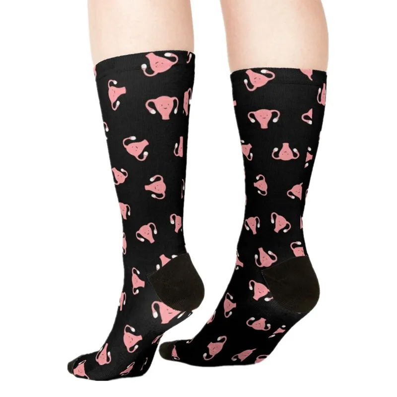 

Women's socks kawaii Christmas Spirit Arctic Printed Socks Woman harajuku Happy Funny Novelty cute girl gift Socks for women