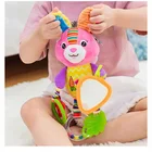 Мягкая подвесная игрушка в виде животных, для детской кроватки, игрушки-колокольчики, слон, кролик, собака, детские погремушки игрушки