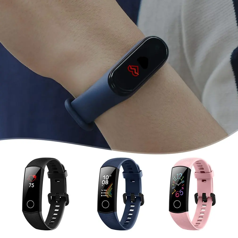 Смарт-браслет Honor Band 5 OLED сенсорный цветной экран для плавания осанка для обнаружения водонепроницаемой Honor Band Новинка