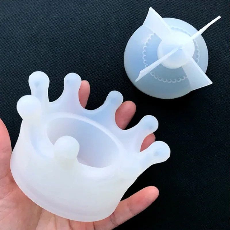 Коробка для хранения короны принцессы силиконовая форма Kawaii шкатулка украшений