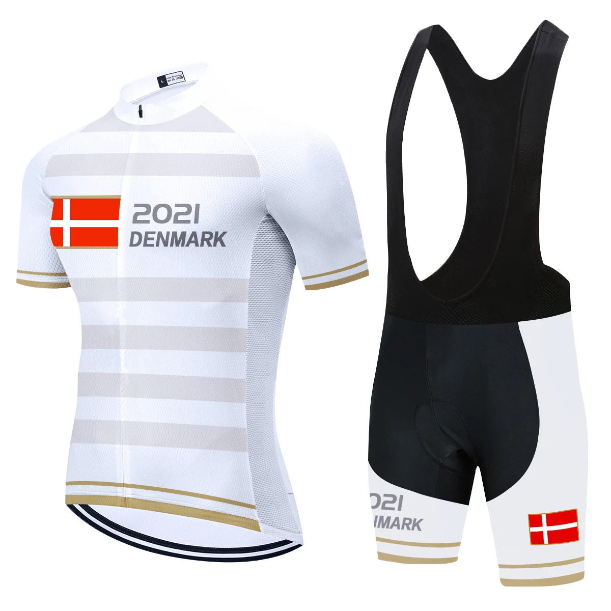 Комплект для велоспорта национальной команды Дания Мужская одежда велосипедные