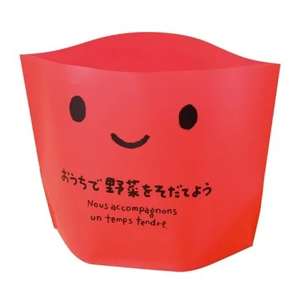 

Подарочные пакеты с красными улыбающимися лицами, милые мини-пакеты для упаковки в горшках 100 шт./лот