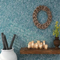 american vintage wallpaper solid color blue gray bedroom living room non woven wall paper roll