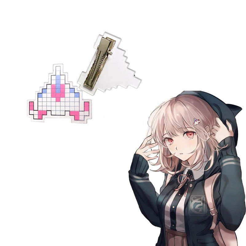 Заколка для волос Danganronpa Nanami Косплей ChiaKi мозаичный самолёт головной убор женская