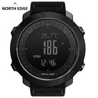 north edge men sports watches waterproof 50m led digital watch men military compass altitude barometer