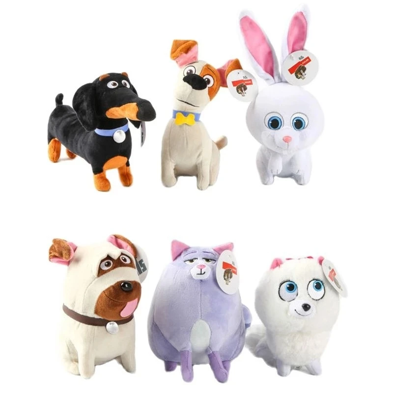 New 6''15cm Ty Beanie the Secret Life of Pets Plush Toys Rabbit Snowball Lovely Soft Toy Stuffed Animal Doll Collectible Gift large size 35 40cm pets life chloe mike snowball gidget mel max duke dog cat animal stuffed plush toy