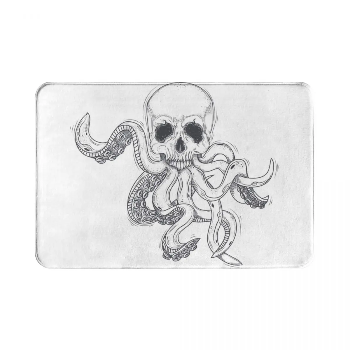 

Skeleton Octopus Polyester Doormat Rug carpet Mat Footpad Non-slip Cushion Entrance Kitchen Bedroom balcony toilet Living Room