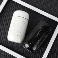200ml insulated thermos bottle sport watter bottle starry sky mini capacity leakproof coffee mug vacuum flask couple for winter