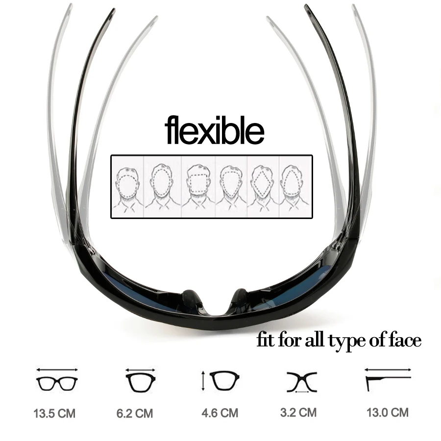 Поляризованные солнцезащитные очки для рыбалки антибликовые спортивные