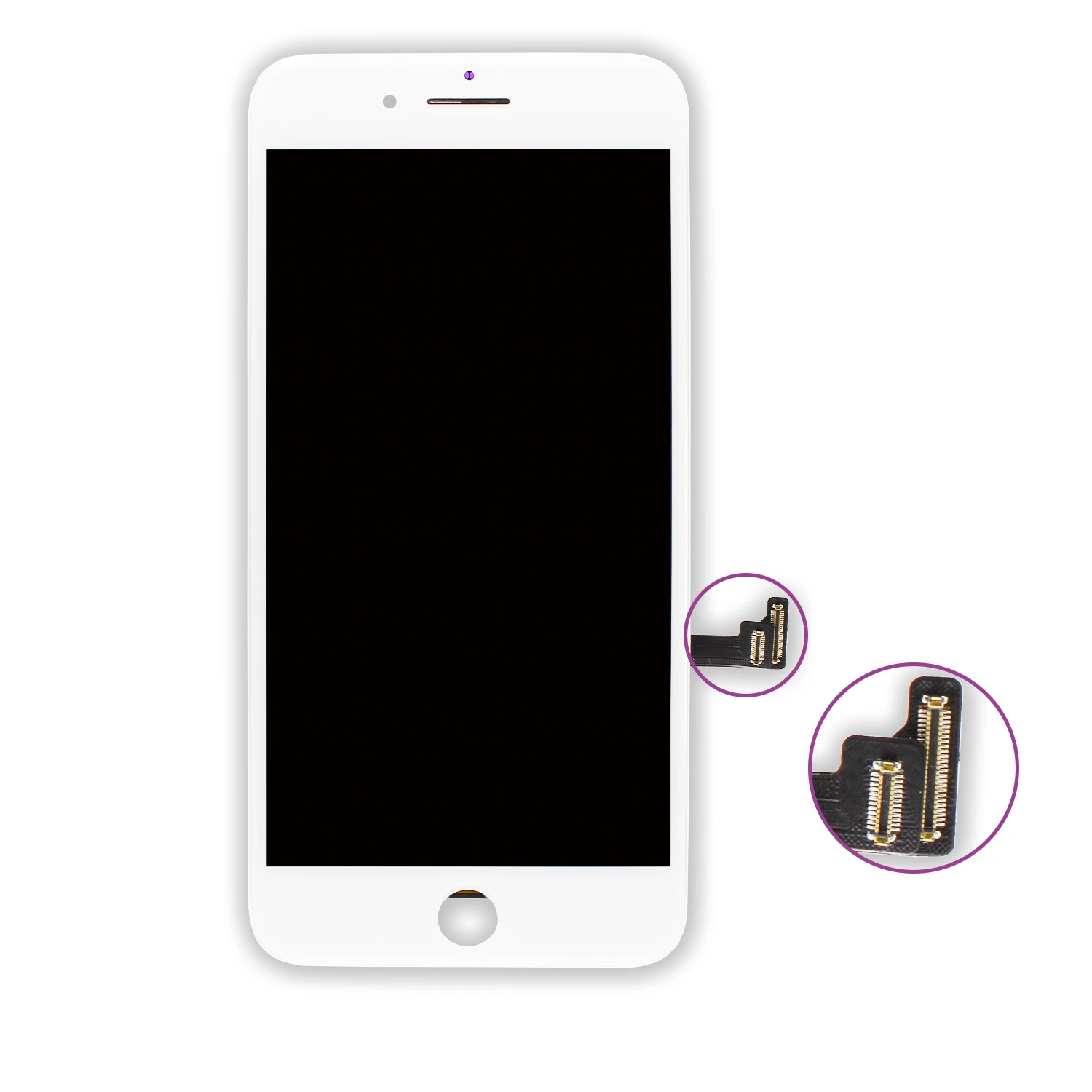 Белый и черный сенсорный ЖК-экран Ecran для iPhone 8 Plus 7 дигитайзер в сборе ЖК-дисплей