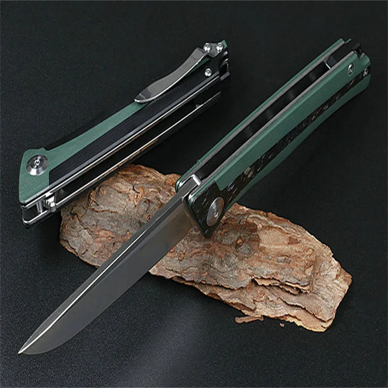 Складной нож Wolf с быстрооткрывающимся подшипником (G10) высокопрочный Hnadle для