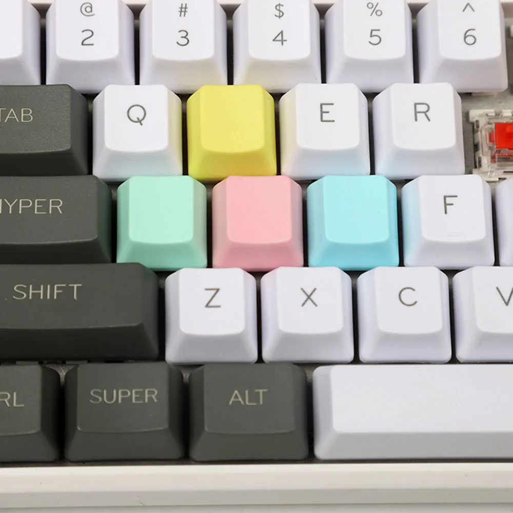4 шт PBT пустые колпачки клавиш для Cherry Mx Переключатель Механическая игровая