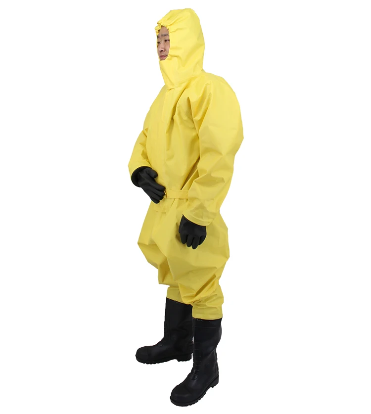 

Полузакрытый легкий защитный костюм из ПВХ