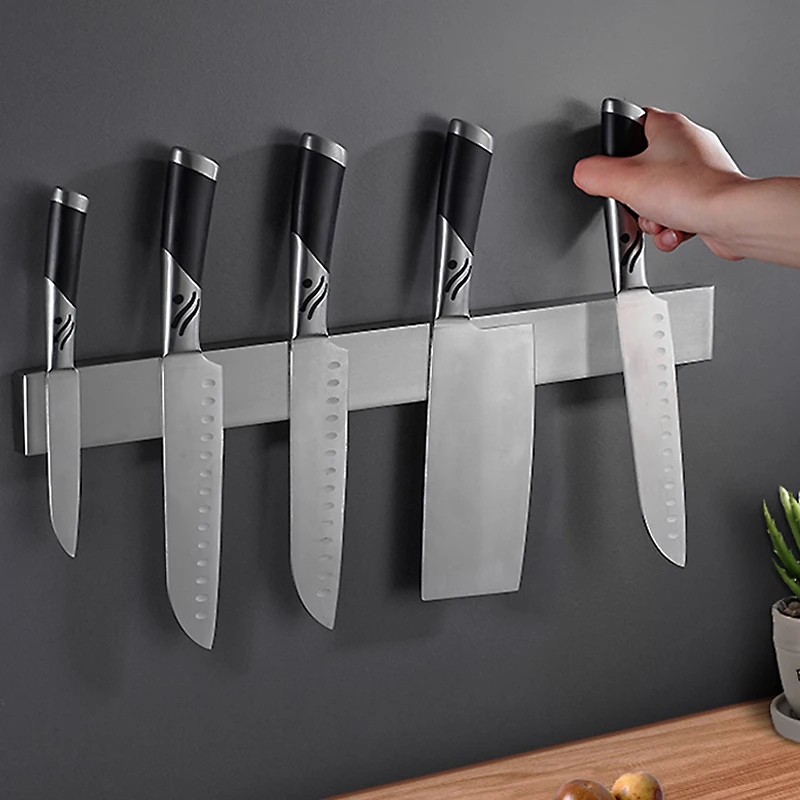 Профессиональная магнитная лента для ножей магнитный держатель из нержавеющей