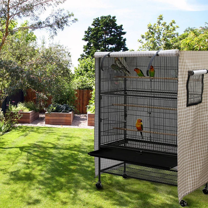 

Bird Cage Cover Sleep Helper Bird Parrot Nests Cover Breathable Dustproof Light Proof Cage Cover Bird Supplies Outdoor Sunshade