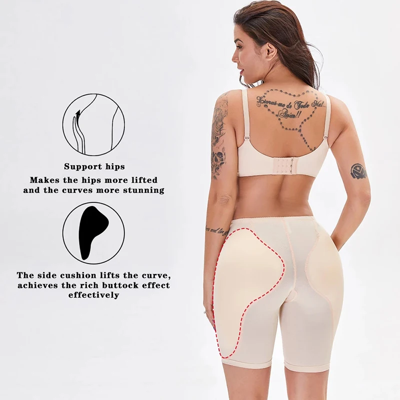 Women Butt Lifter Underwear Hip Ehancer Padded Panties Low Waist Shapewear Booty Buttoct Sponge Pads Fake Ass Body Shaper Corset