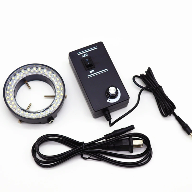 

1pce Microscope ring light source LED light adjustable for high brightness