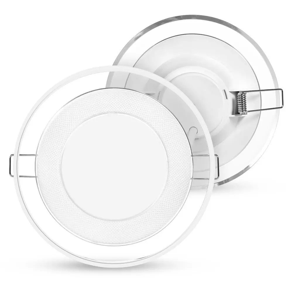 

5W LED Ceiling Light Recessed No-Flicker LED Downlight Round Lighting Acrylic Fixture For Bedrooms Offices Restaurants