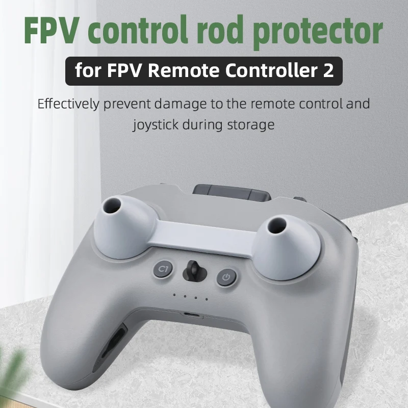 

Rocker Protector,Remote Joysticker Bracket Holder Protector with Joystick Prevent Shaking Strap for FPV
