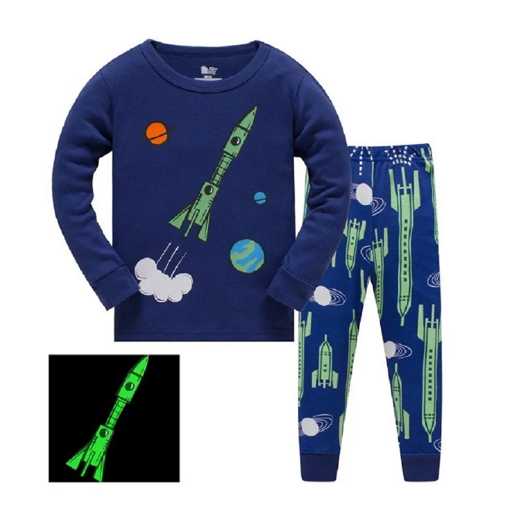 Новинка Детские пижамные комплекты Детская Пижама одежда для сна домашняя