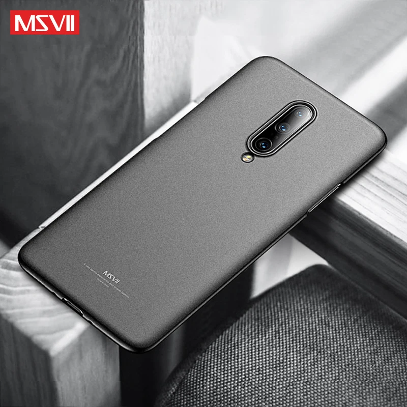 Для OnePlus 7 Pro Чехол MSVII Жесткий ПК полная защита Матовый чехол Ультратонкий с матовой поверхностью чехол для OnePlus7 OnePlus 7 6 6T чехол