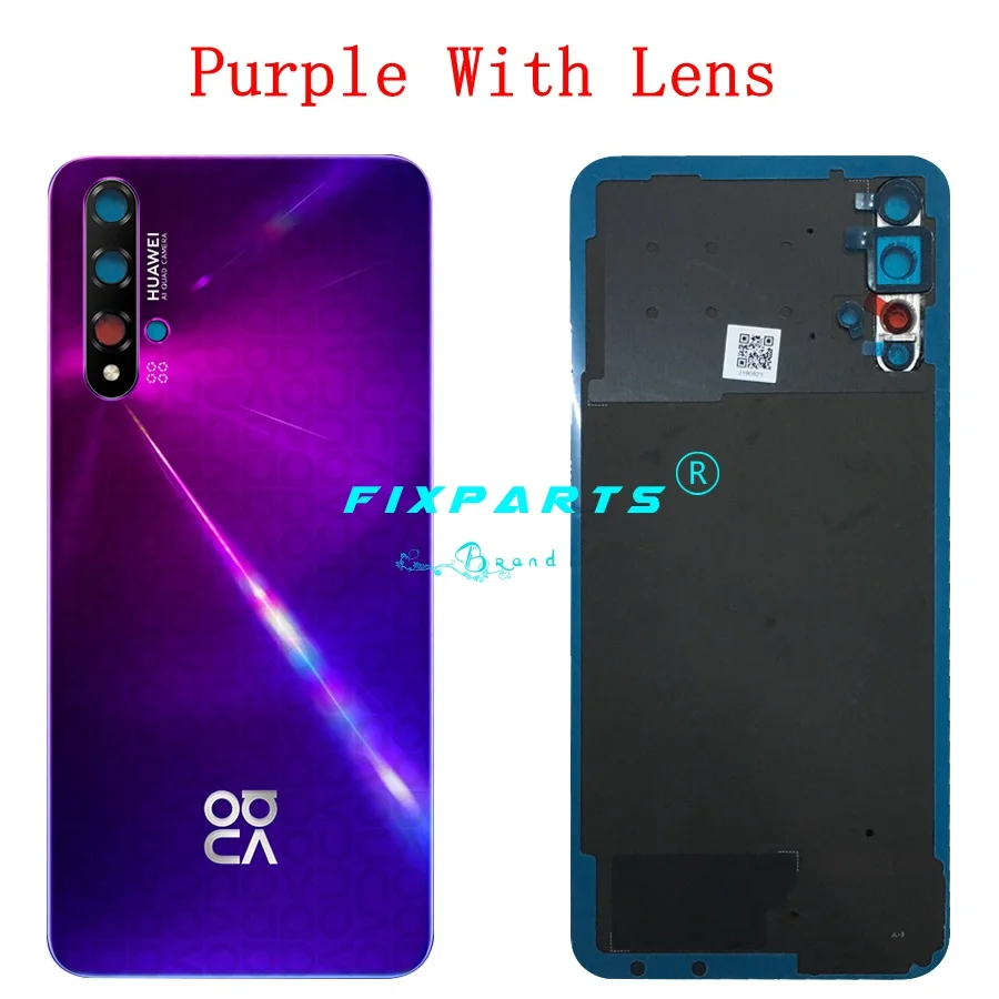 new original for huawei nova 5t battery cover honor 20 se rear door housing back case phone for huawei honor 20se battery cover free global shipping
