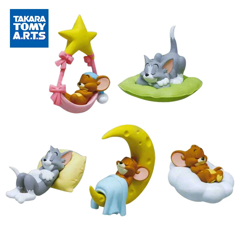 

TAKARATOMY Gacha Tom and Jerry Concert Charm PVC Children's Bedtime Toy Figure