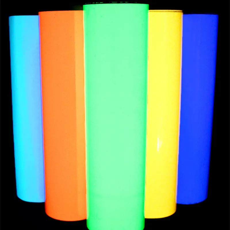 

A4 5 Colors Strip Car Stickers Waterproof PET/PVC Self-adhesive Decals Luminous Warning Film Personalise Outdoor Auto Driving