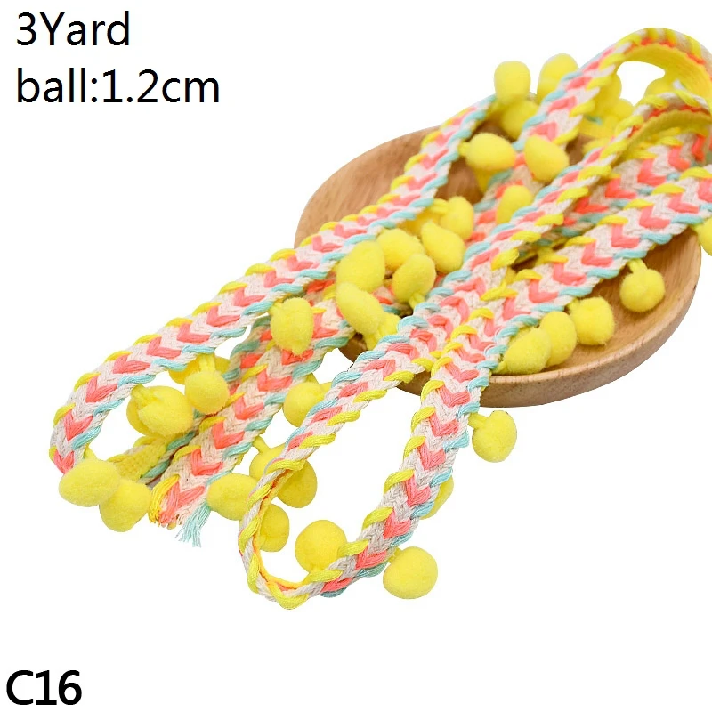 C16-3yard yellow 1/3/10 ярдов ручной работы с кружевной отделкой в стиле пэчворк Материал белого и розового цветов с кружевными вставками, с узором в сердечко, лента для самодельного украшения одежды швейная фурнитура - Цвет: C16-3yard yellow
