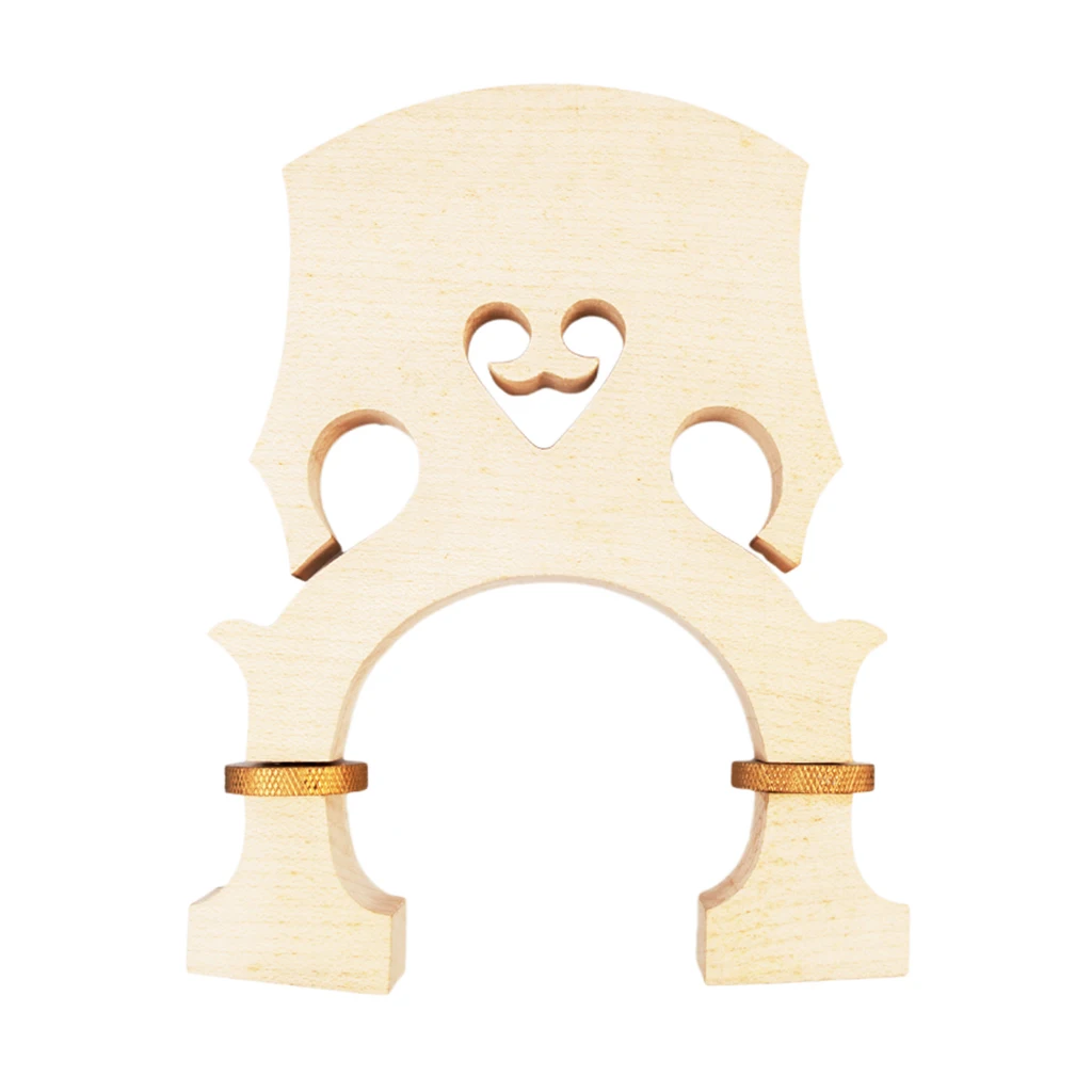 

1x Handmade New Bridge Upright Bass Maple Wood Standard Repair Upgrade Accs