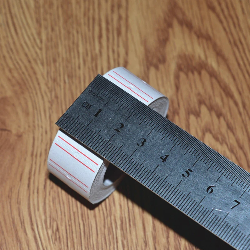 

5 Roll Price Label Stickers Vintage Multifunctional Self Adhesive Labels Paper Supermarket Shop Commodity Price Label Stickers