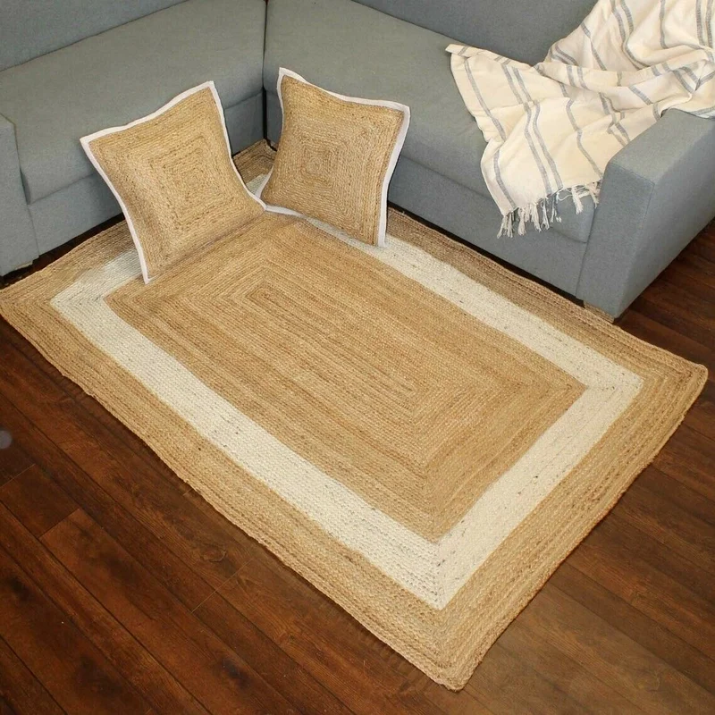 

100% Natural Jute Runner Outdoor Double-sided Hand-made Carpet Carpet Area Carpet Rag Carpet
