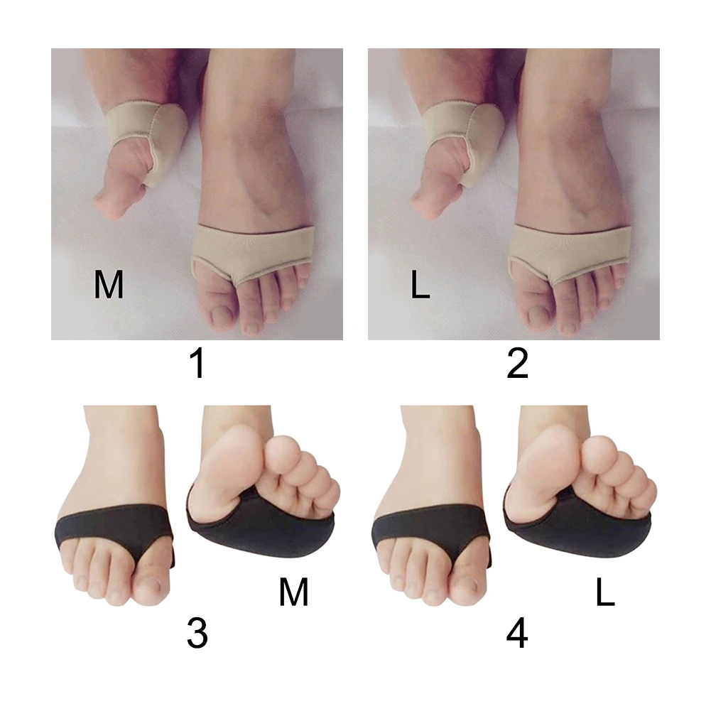 Обезболивающие носки сепараторы для большого пальца валик передней части стопы