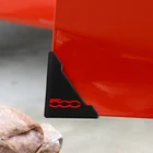 Силиконовая угловая Крышка для автомобильной двери, бампер, защита от царапин и царапин, автомобильный Стайлинг для Fiat 500