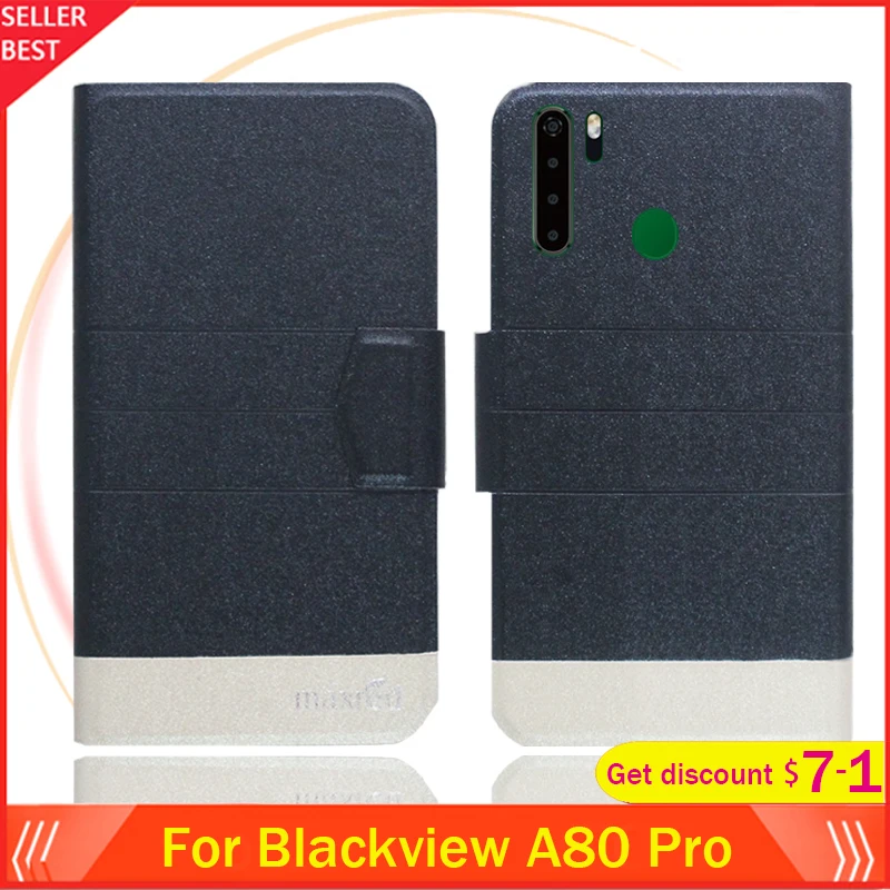 5 цветов Лидер продаж! Blackview A80 Pro Чехол 6 49 &quotФлип ультра тонкий кожаный