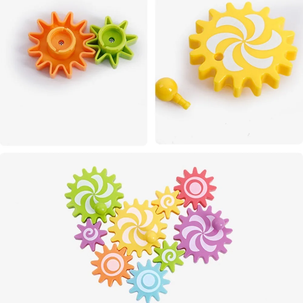 Children's Educational Creative Rotating Gear Kit Art Large Button Mushroom Nail 3D Puzzles Toys Gift for Children Funny | Игрушки и