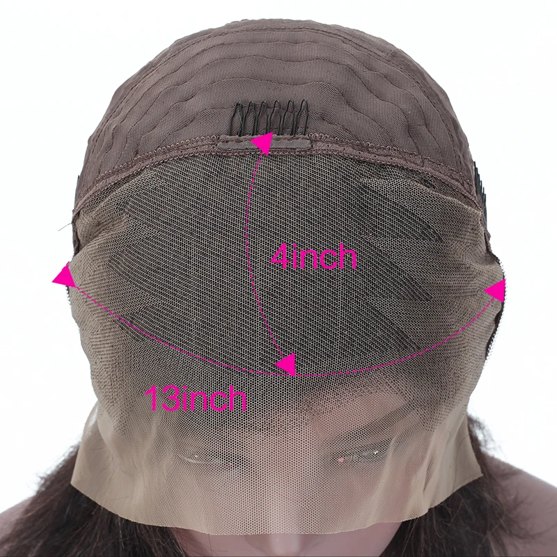 [Bestsojoy] объемная волна 13*4 кружевные передние 8 ''-24&quot M Remy человеческие волосы