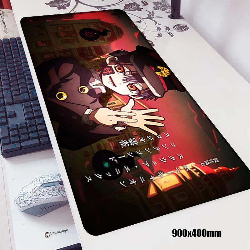 

Jibaku Shounen Hanako Kun Computer Mousepad Gamer Large Pc Accessories Gaming Mouse Pad Gamer Carpet Mausepad Desk Mat Keyboard