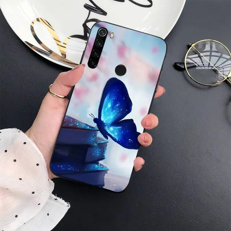 

Beautiful butterfly shiny animal Phone Case For Xiaomi Redmi 7 8 9t a3Pro 9se k20 mi8 max3 lite 9 note 9s 10 pro