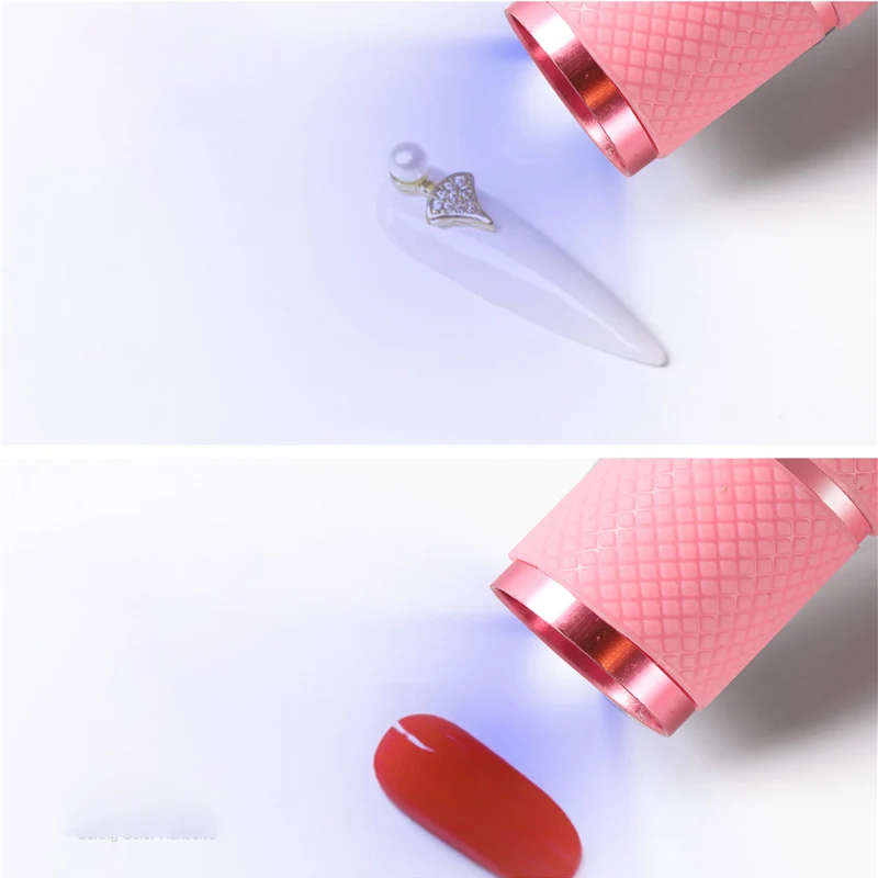1 шт мини-лак для ногтей светодиодный лампа сушки 30 секунд УФ Сушилка Портативный