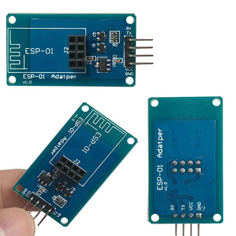 Модуль беспроводного адаптера ESP8266 серия с Wi-Fi 3 В 5 Esp01 Breakout адаптеры PCB