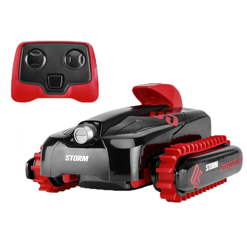 

Electric Remote Control Car Amphibious Four-Wheel Drive off-Road bian xing che Childrens Waterproof Track Snow Boat Boy Toy BB50
