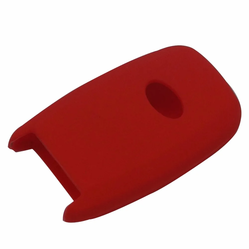 

Jingyuqin 3 Buttons Silicone Remote Car Key Case Cover Protector Key Shell For Kia Rio Sorento Cerato Ceed K2 K3 K5