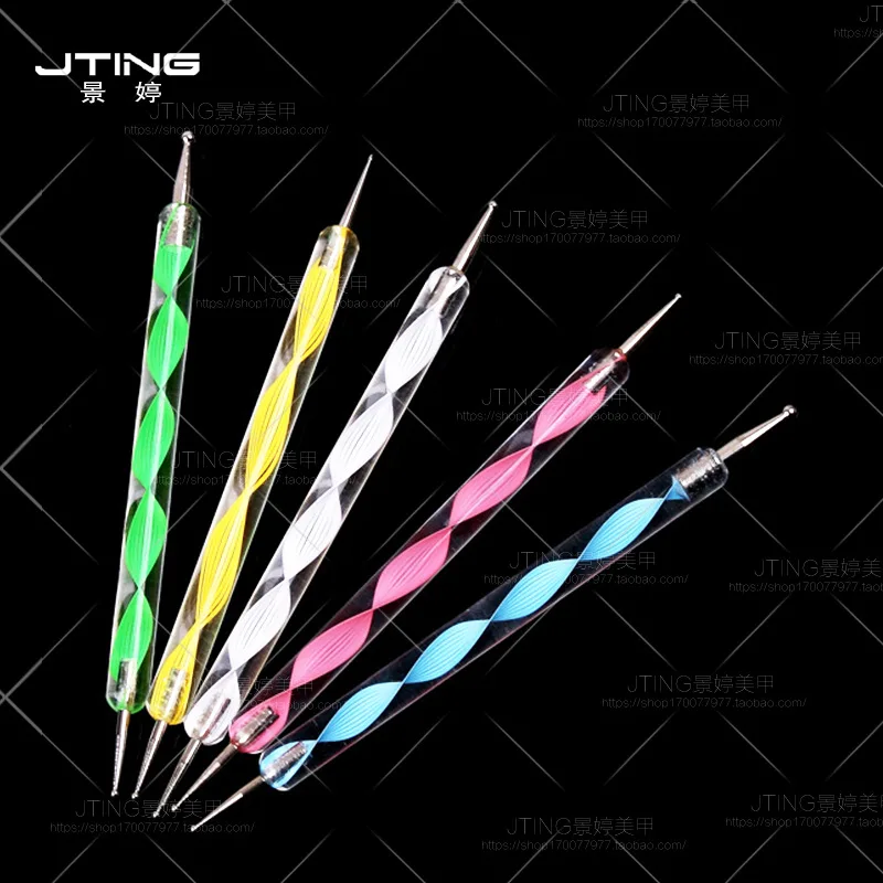 1 шт. точечная Цветочная ручка акриловая пудра для ногтей типсы Блестящий Белый