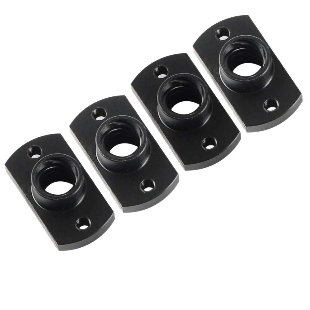 

4Pcs T8 Nut Trapezoidal Screw Nut POM Nut Screw Nuts 3D Printer Z Axis Trapezoid Motor Lead Screw Nut For 8MM Lead Screw