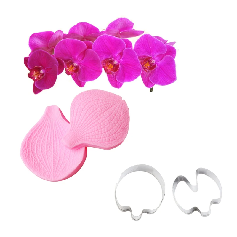 Цветок орхидеи фаленопсис Вайнер набор силиконовые формы для торта декоративные